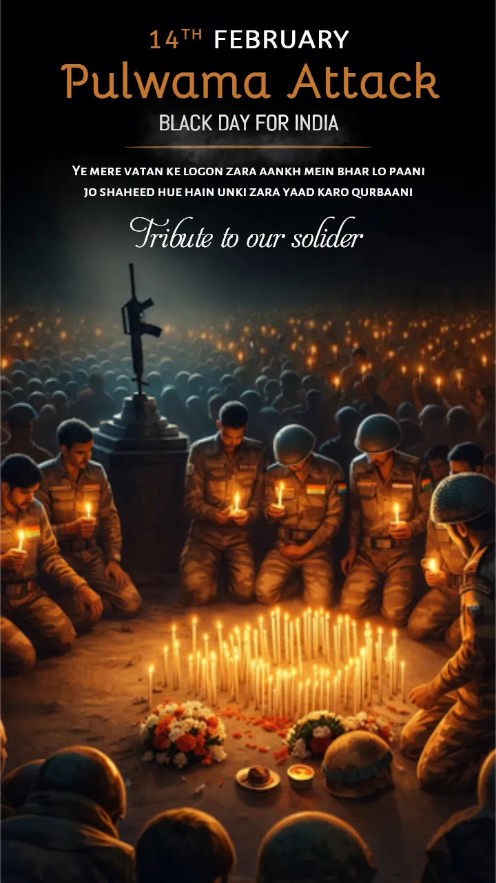 Pulwama Black Day Messages 2026 Free Download