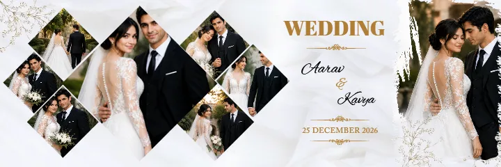 Christian Wedding Album Elegant Bridal Shower PSD Album