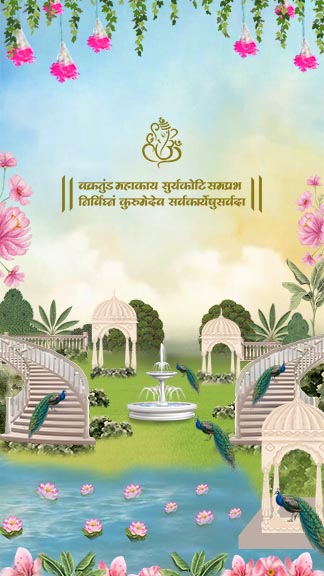Colorful Theme Indian Wedding Invitation Templates