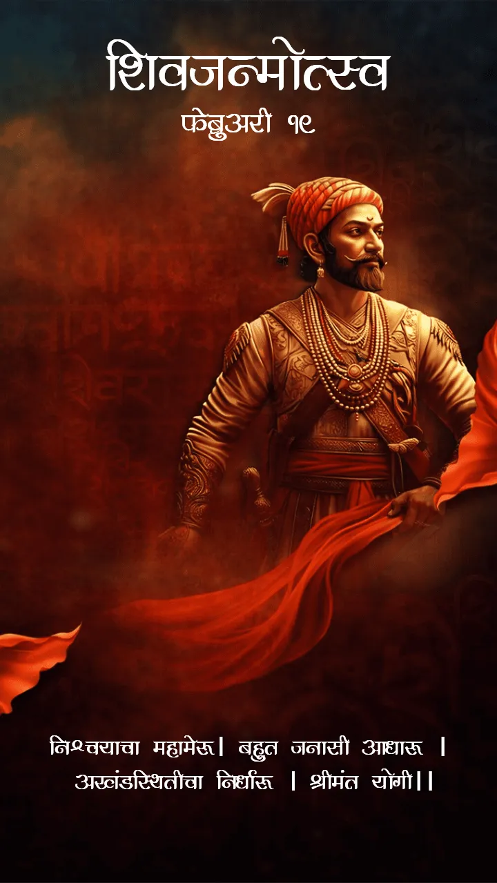 19 February Shivaji Maharaj Jayanti Status Video download