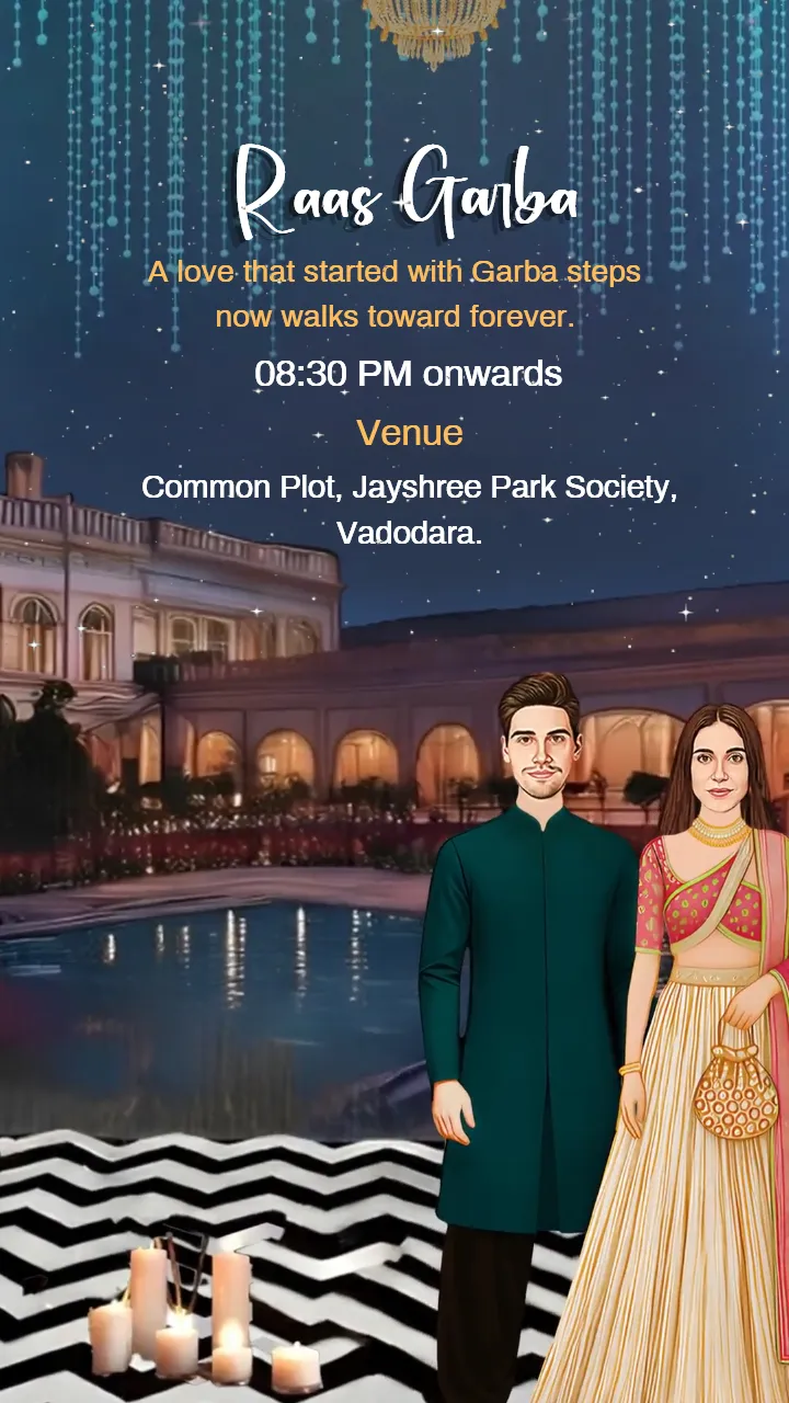 3D Wedding Invitation Video for Gujarati Wedding