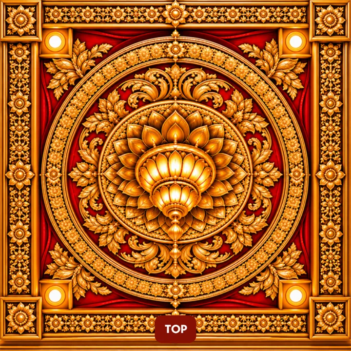Navaratri 3D Mandap Design for Garba and Puja Events