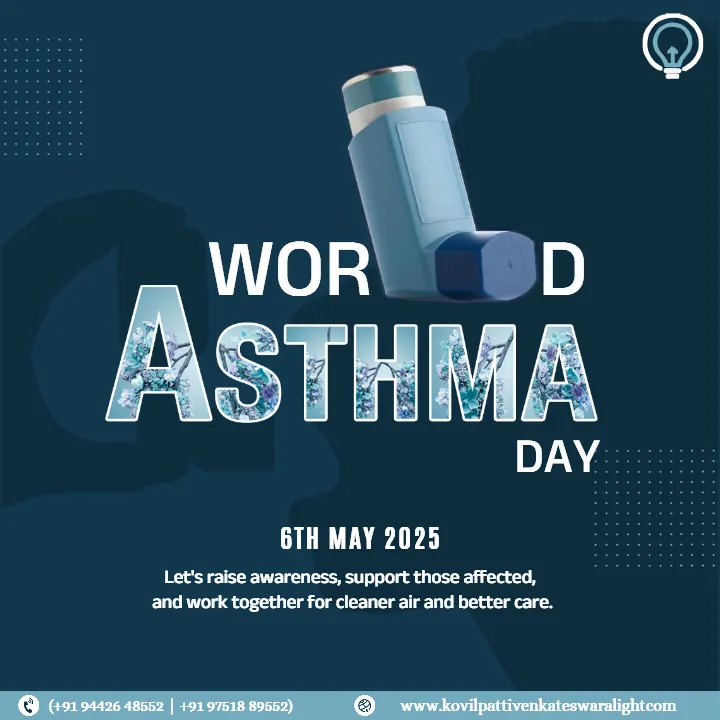 Editable World Asthma Day Branding Post in English Online