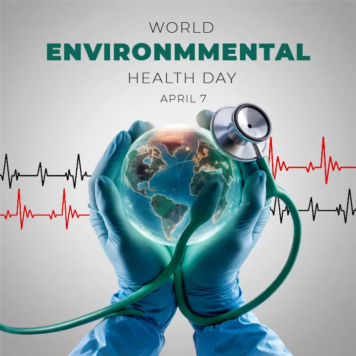 Latest World Environmental Health Day Image in English HD