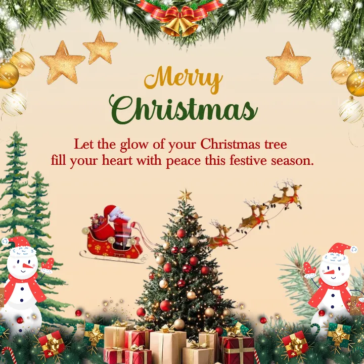 Download Merry Christmas Wishes Image Free for Sharing