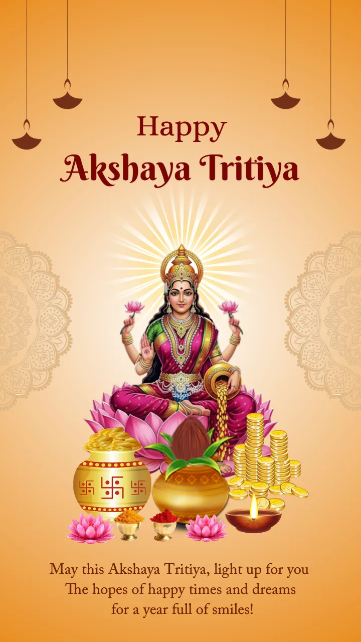 Unique Happy Akshaya Tritiya Post in English Online Download