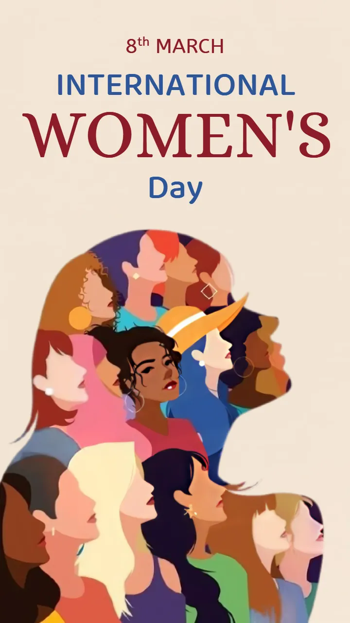 Latest Happy Womens Day Image in English for Celebration