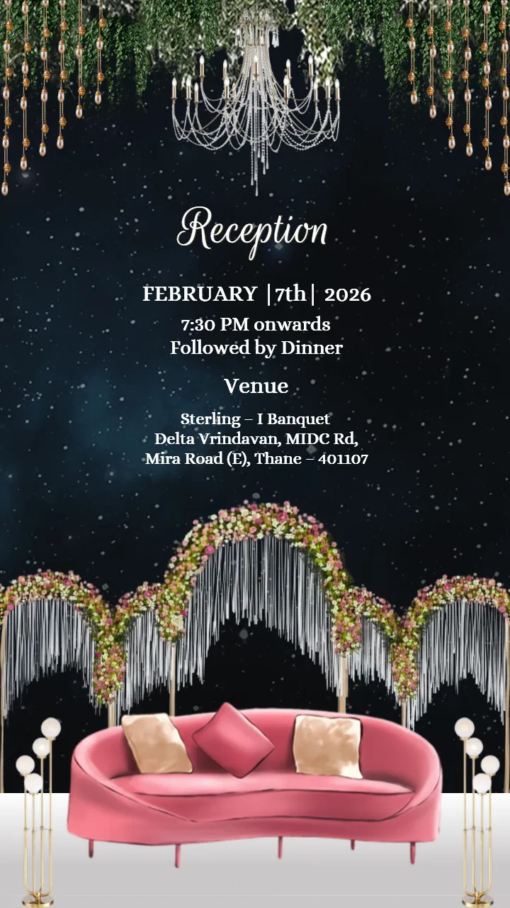 Wedding invitation Video with Minimal and Premium Aesthetic