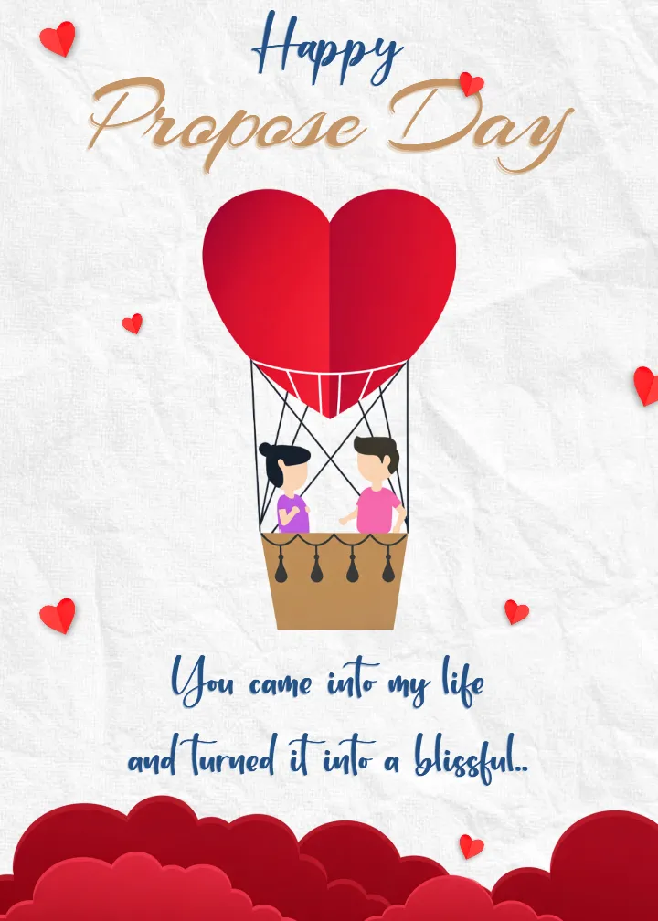 Propose Day Greetings Card 2026 to Share Your Love