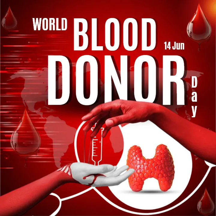 World Blood Donor Day Images for Campaign Sharing Online
