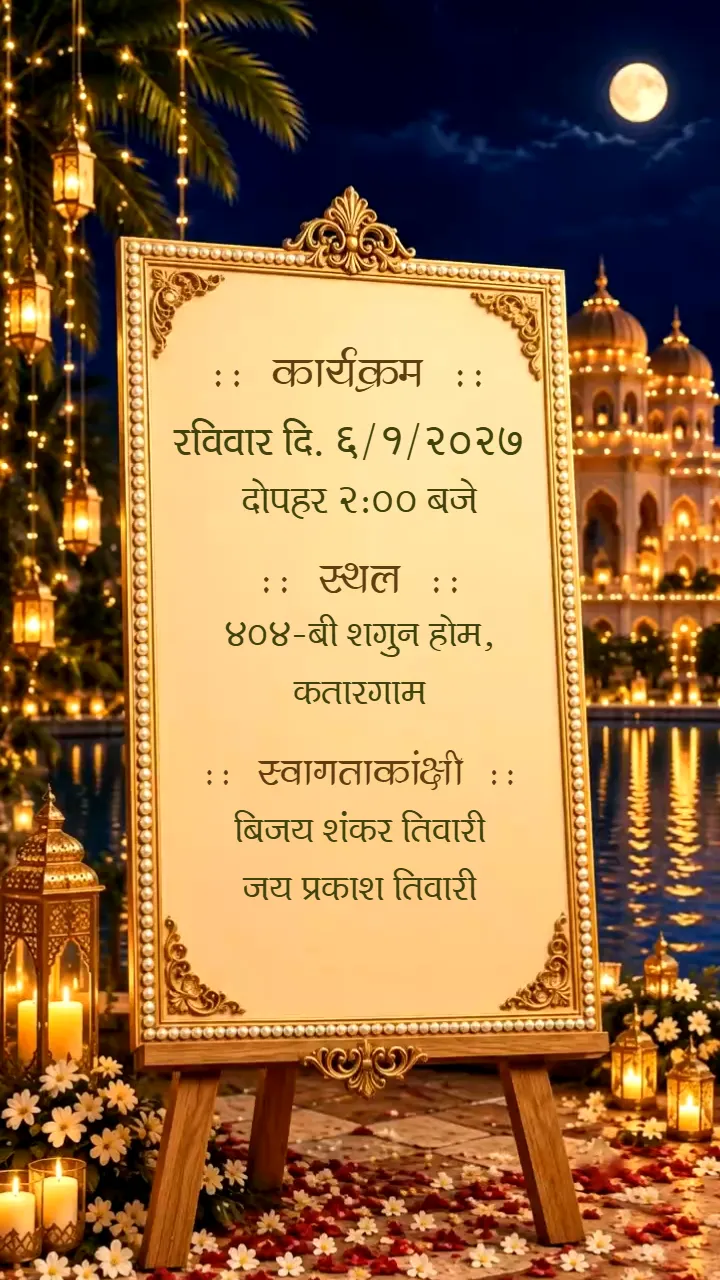3D Sagai Samaroh Invitation Video With Ring Ceremony