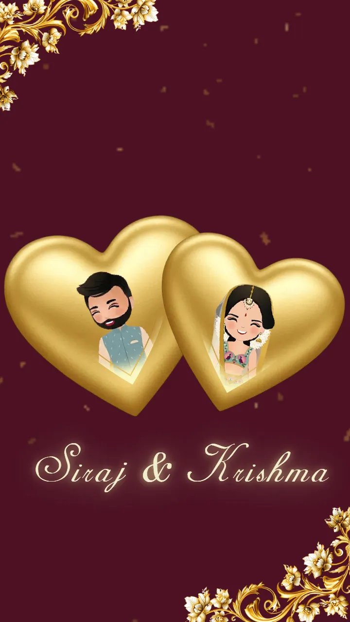 Islamic Wedding Invitation Video with Royal Maroon Theme