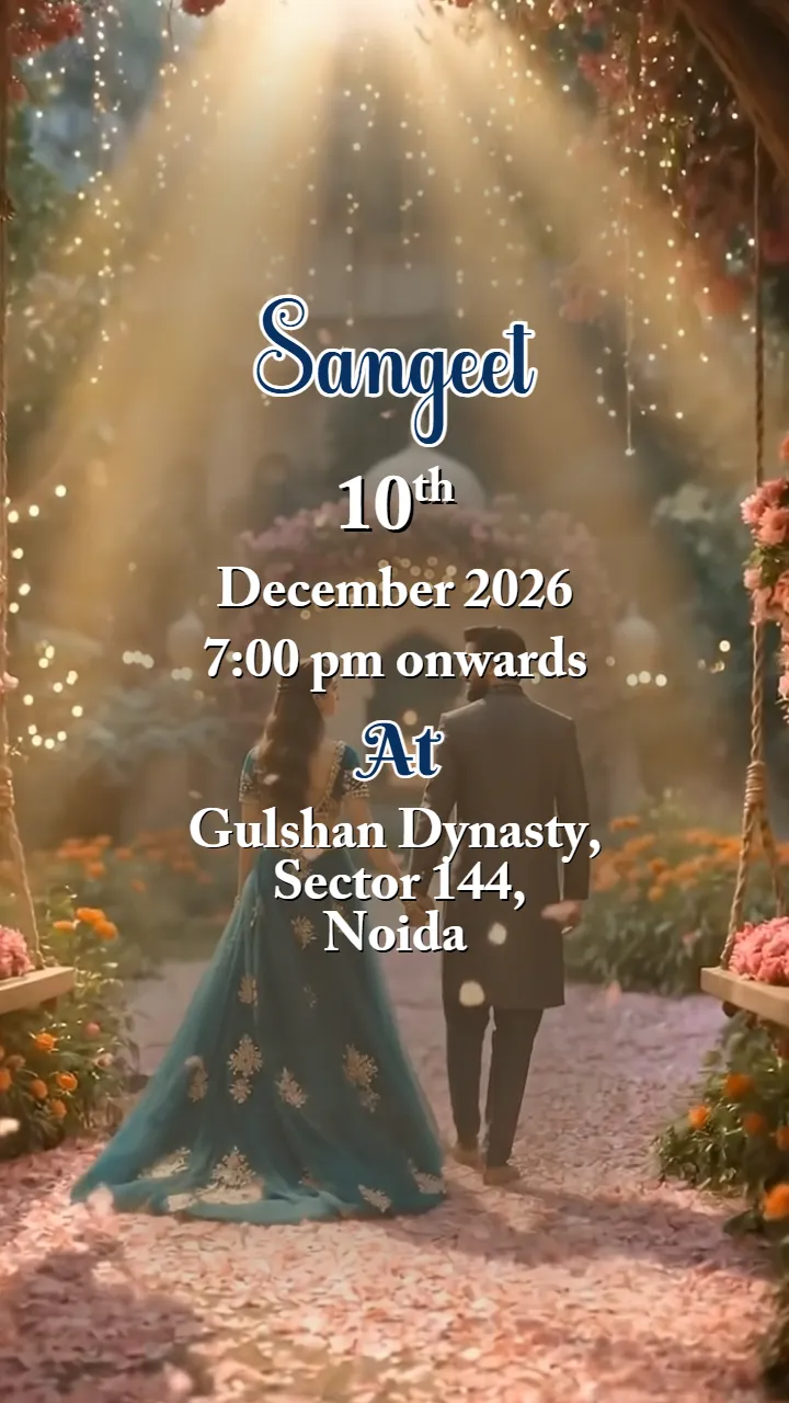 Modern 3D Wedding Invitation Video Templates