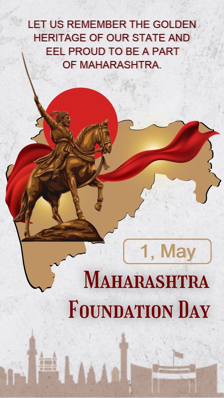 1 May Maharashtra Foundation Day Status For Free To Share
