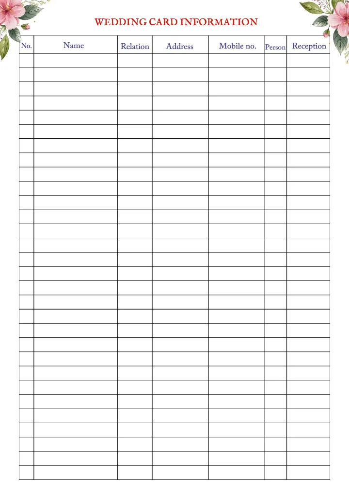 Wedding Planning Checklist PDF for Complete Event Planning