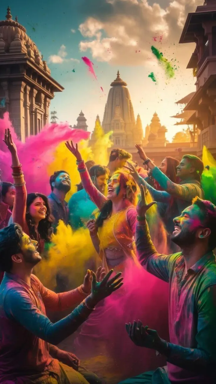 Modern Happy Holi Festival Status Video in English 2026