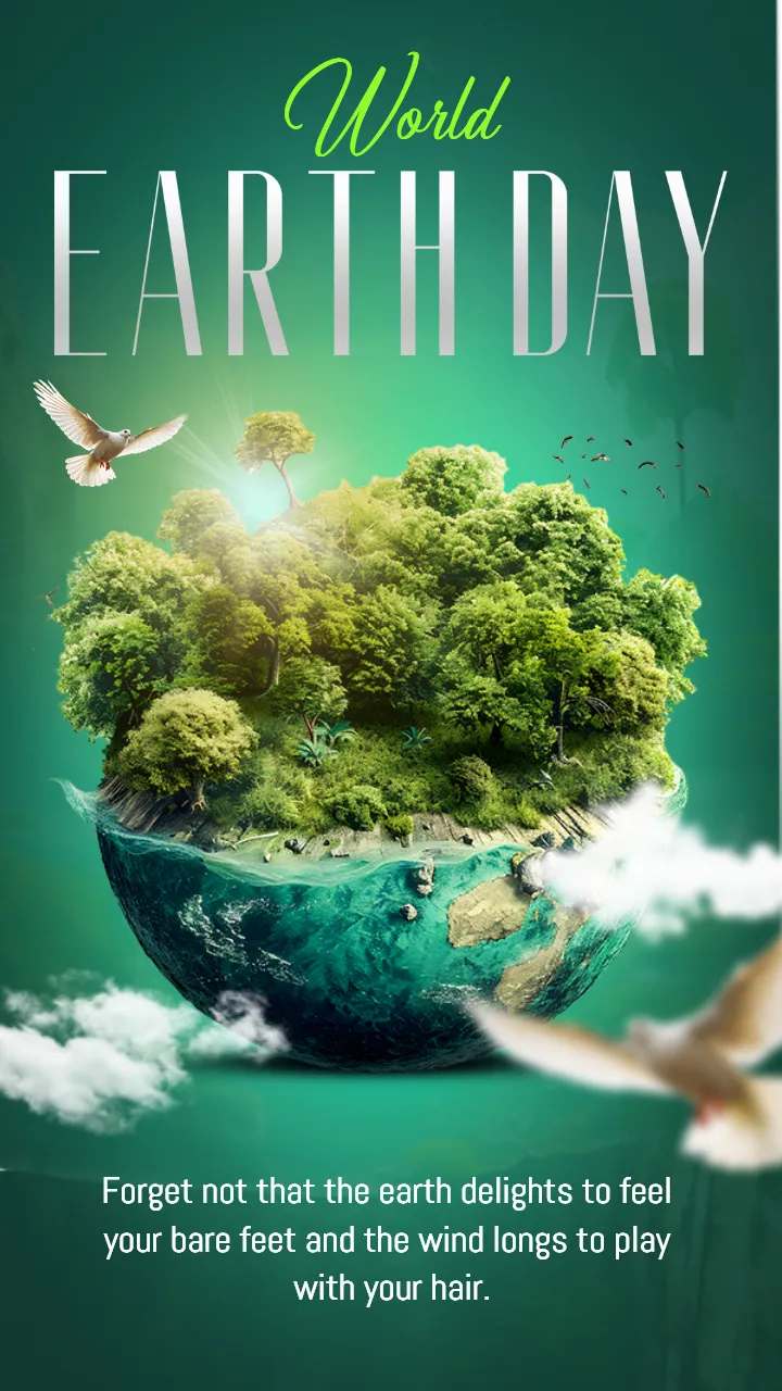 Happy Earth Day Quotes in English for Nature Love Wishes