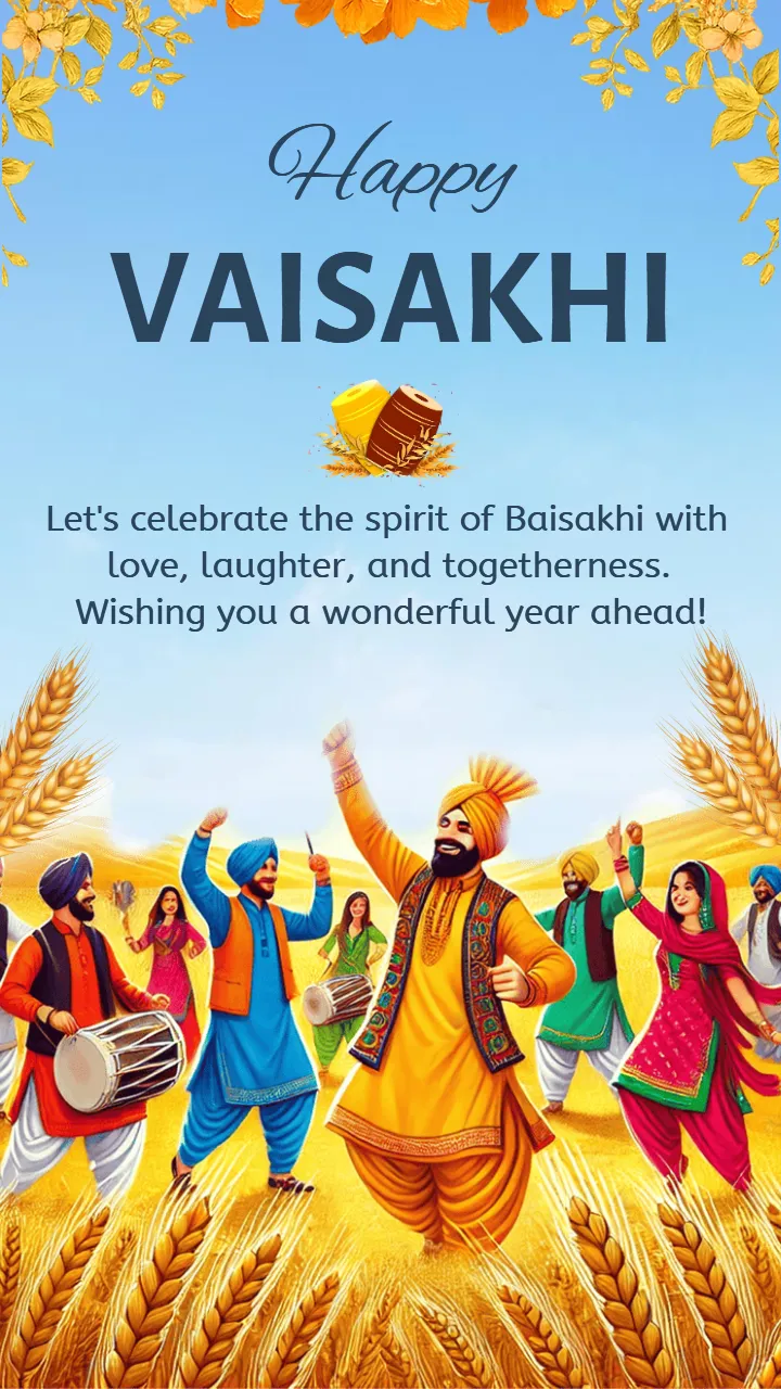Happy Vaisakhi Images in English with Quotes and Messages