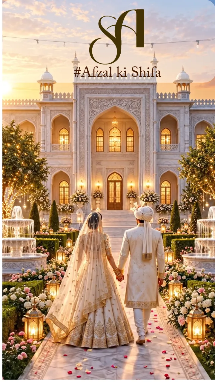3D Muslim Wedding Invitation Video with Crescent Moon Arch
