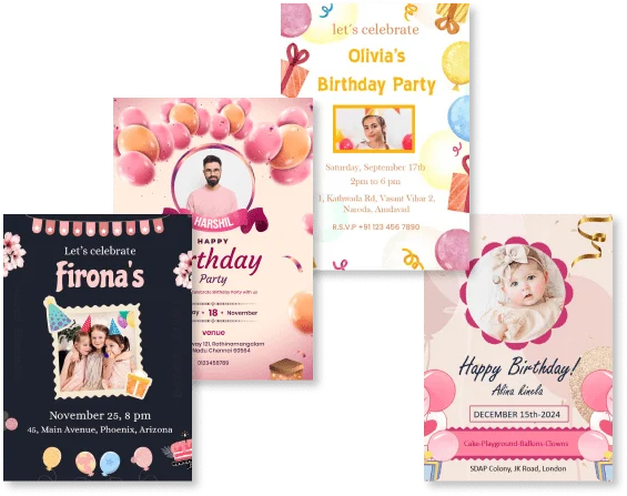 birthday invitations