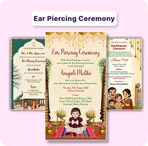 Ear Piercing Card