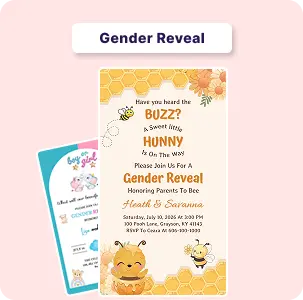 Gender Reveal Card