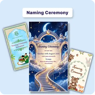 Naming Ceremony Card