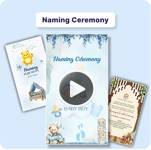 Naming Ceremony invitation video