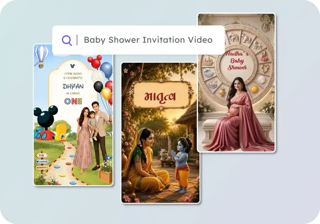 Baby Shower Invitation Video